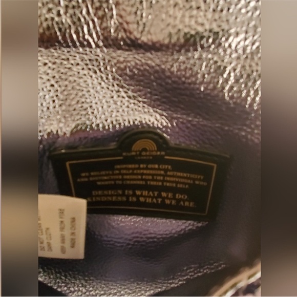 Kurt Geiger Blue Sequin Crossbody Bag - Picture 8 of 10